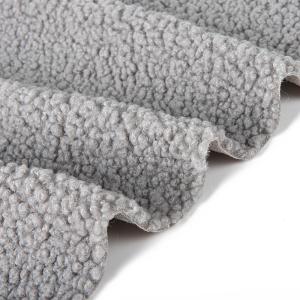 Customized Warm and Soft Teddy Fleece Fabric for Garment 100% Polyester Width 58