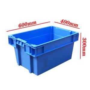 Stackable Plastic Turnover Crate FIRST PP Food Storage Box 575x360x290mm