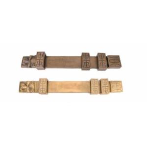 GRH Chinese Style Gate Latch And Bolt Antique Pure Copper Lock Catch For Ancient