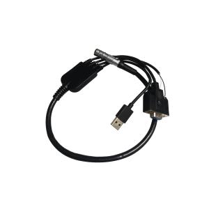 China Black ODM Custom Cable Assemblies Wire Harness Compatible With Lemo Connector on sale