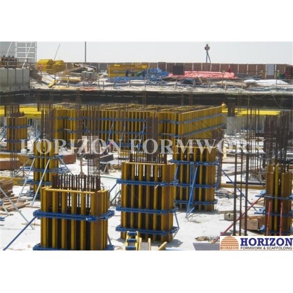 Steel Waling Wall Formwork Systems , Column Formwork Systems For Commercial