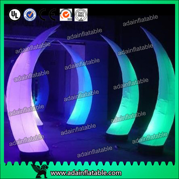 Event Party Entrance Decoration Inflatable Tusk Pillar Lighting Inflatable