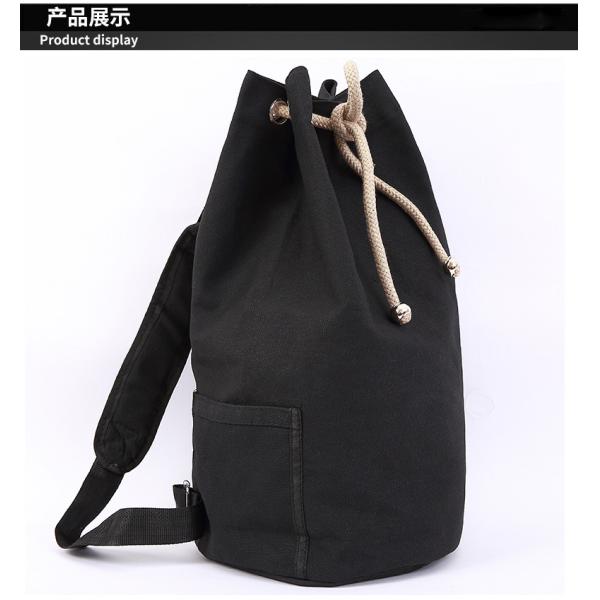 Quality Black Drawstring Sports Backpack , Large Capacity Cinch String Backpack wholesale