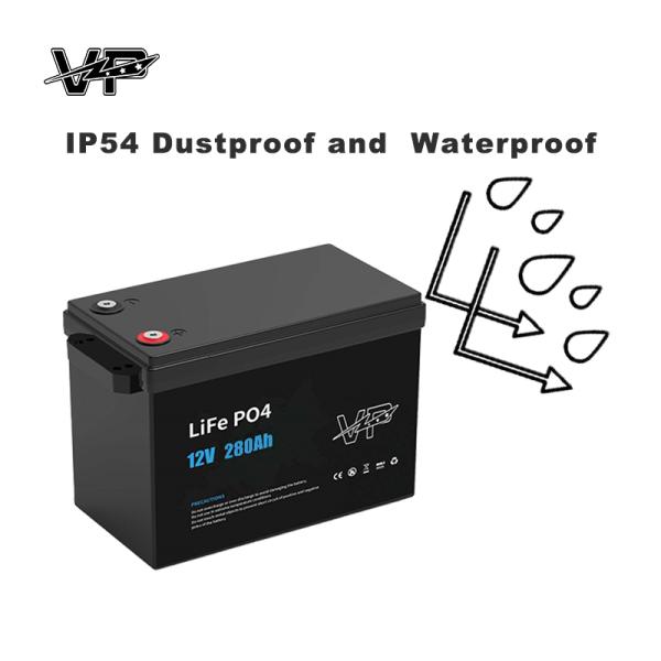 Quality 280AH 12V Deep Cycle IP 54 Battery Pack Replacement Lithium Iron Phosphate VP Batteries wholesale