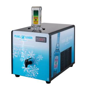 China 1800ml Inner Tank Single Bottle Shot Chiller With Compressor Cooling System on sale