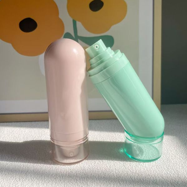 15ml 30ml 50ml Plastic ABS Cosmetic Packaging Luxury Concealer Foundation Lotion Airless Pump Bottle With Clear Cap Mist Sprayer Cream Pump Head