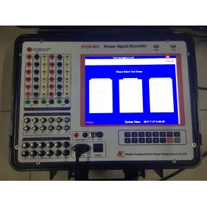 Intelligent Power Signal Recorder Electrical Test Equipment 12.1 Inch Touch Screen Easy Operation