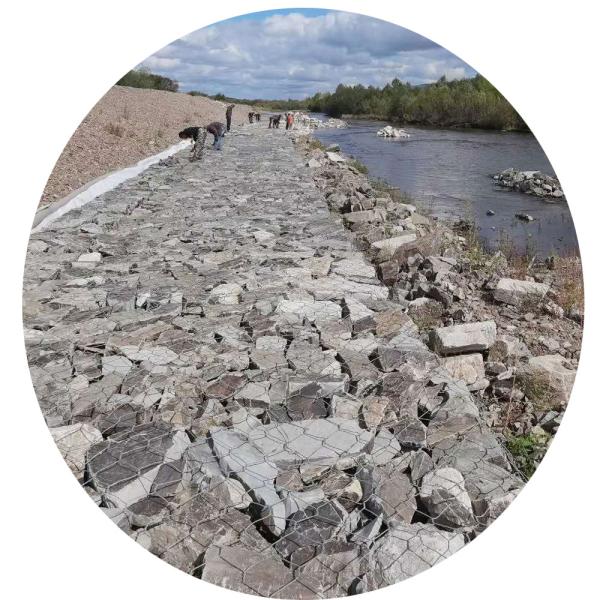 Quality Low Iron Wire Mesh 2x1x1 Hexagonal Gabion Stone Hot Galvanized wholesale