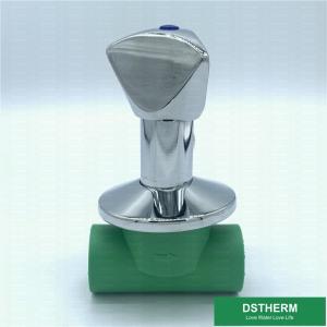 China Triangle Handle PPR Stop Valve Connecting Pipe Plastic Stop Valve For Cold Hot Water Switching on sale