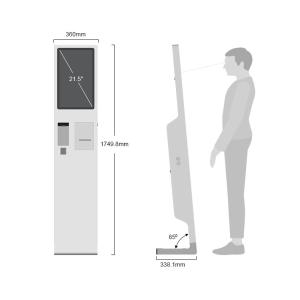 21.5 Inch Touch Screen Self Service Payment Kiosk For Restaurant