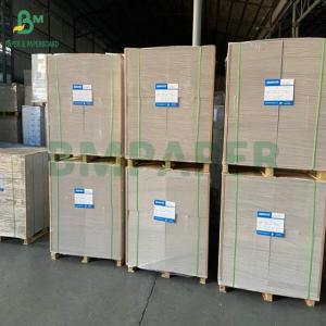 China 65 x 90cm 1.5mm 2mm Rigid Grey Paper Board For Making Carton on sale