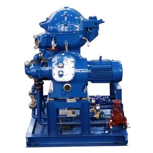 1500L/H Vertical Skid Structure Diesel Fuel Oil Centrifuge Automatic Continuous