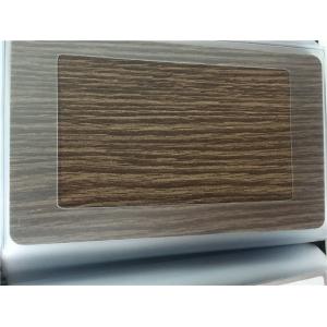 Weather Resistance 150mm~3000mm Width Wood Grain Aluminium Sheet Lightweight