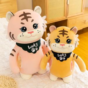 OEM Compact Sewing Plush Fabric Stuffed Tiger Toy