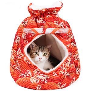 Warm Cat Litter Cat Sleeping Bed With Shoulder Strap 580g