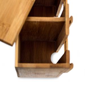 special design for bamboo storage box with foldable