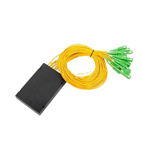 Quality 1*4 1*8 ABS Box Type Fiber Optic PLC Splitter With SC/APC Connector wholesale