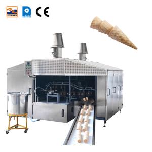 Cheap 1.0HP 28 Plates Wafer Cone Production Line Bakery Equipment For Wafer Cone Making for sale