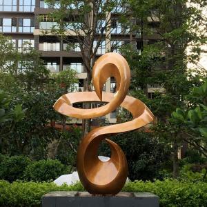 Gnee Garden Circle Abstract Stainless Steel Sculpture Creative