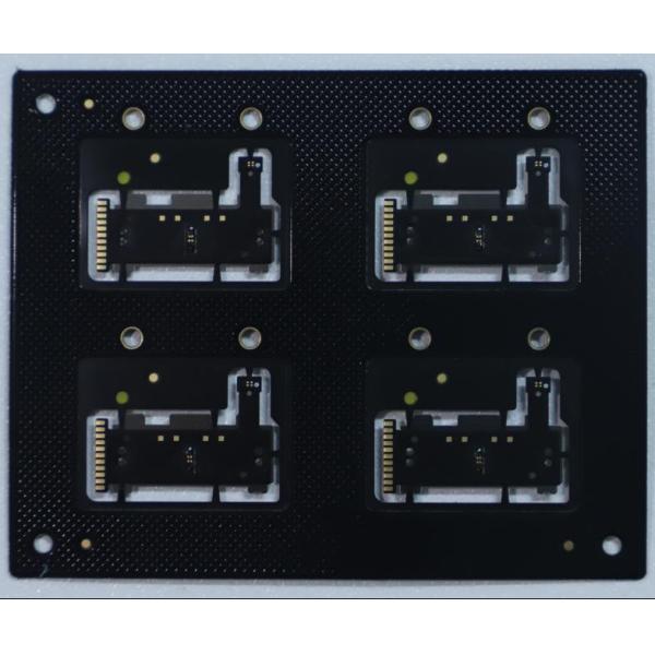 Quality 4 Layer Black Oil  HDI PCB Circuit Board  HASL Surface Process Customized wholesale