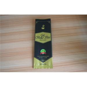 China Matt Aluminum Foil Side Gusset Foil Pouch Packaging Quad Seal Packaging Bag on sale