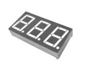 Quality 0.56" 3 Digit Seven Segment Display Grey Surface Color For Digital Clock wholesale