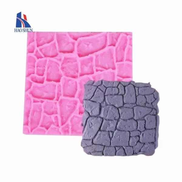 Custom-Made Concrete Tile Wall Veneer Silicone Forms Mould For Artificial Stone