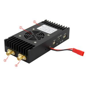 High Speed UAV Signal Link 800MHz/1.4GHz/2.4GHz Frequency 30Mbps RJ45/UART(TTL232)