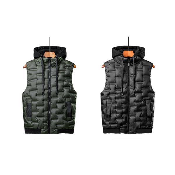 Customs Logo Windproof Lightweight Quilted Puffer Utility Gilet Mens Vest Men's Vests & Waistcoats Man Gilet