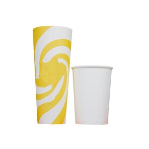 China Customized Logo Size Disposable Food Milk Tea Coffee Surprise Blind Box Milk Paper Cup on sale