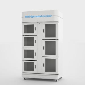 China Smart Fridge Cooling Refrigerated Locker With Touch Screen And Wifi on sale