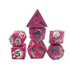 Folk -Scales Metal Dice Multi -Noodle Board Game Set#Dnd#Rpg#Coc