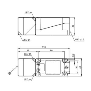 Pepperl+Fuchs NBB15-U1-E2 Inductive Proximity Sensor 15mm Range 10-30V DC IP67