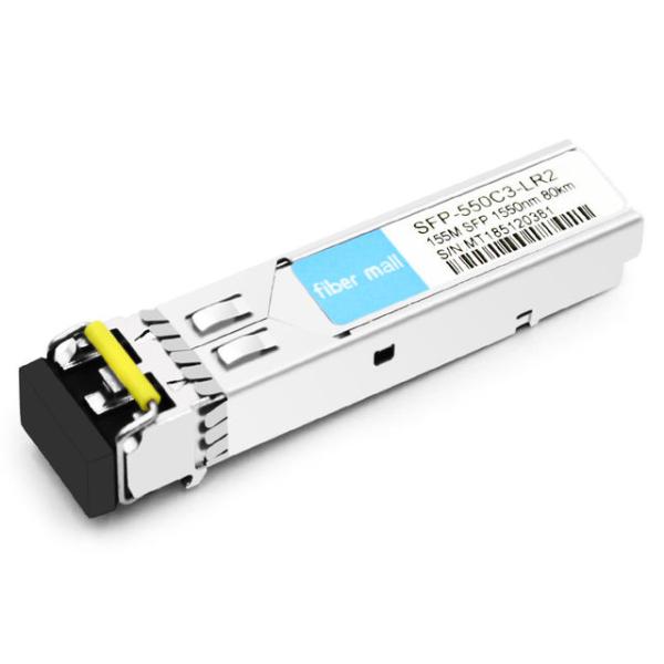 Quality H3C SFP-FE-LH80-SM1550 Compatible 155M OC3/STM-1 SFP LH80 1550nm 80km LC SMF DDM Transceiver Module wholesale