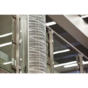 Powder Coating Aluminum Perforated  Panels For Column Cover/Cladding