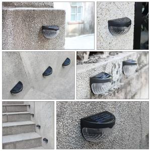 Plastic 2V 0.26W Solar Lamp Wall Sensor Light / 6PCS Led Modern Solar Fence