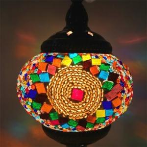Mediterranean style Art Deco handmade Turkish Mosaic Pendant Lamp(WH-DC-18)