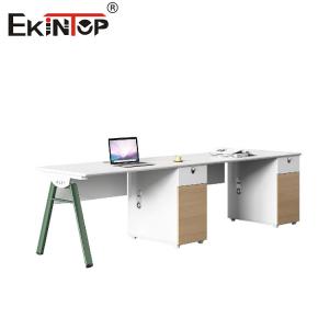 High-Quality Call Center Workstations With Pedestal Cabinets Modern Style