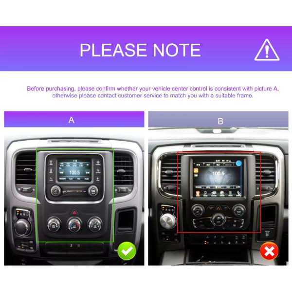 10.4inch Android Car Radio for Dodge RAM 1500 2014-2018 GPS Navigation Stereo
