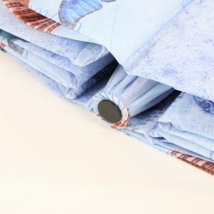 3 Folding Automatic Closing Umbrella, Digital Printing Compact Umbrella Auto