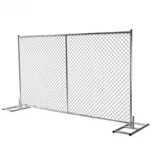 Cheap American Standard Chain Link Temporary Fence Panel For Residential Yard Courtyard School for sale