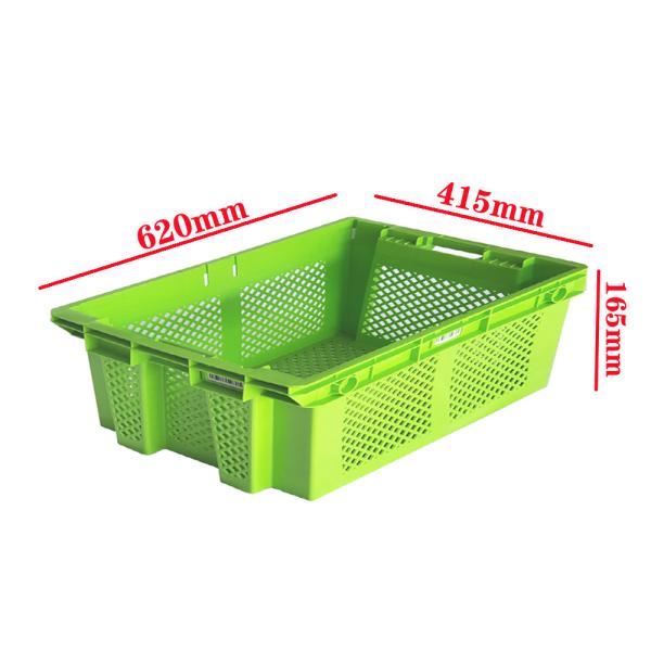 Egg Collapsible Plastic Crates Shipping Stacking Nesting Agricultural Supermarke