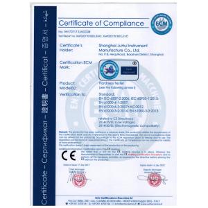 SHANGHAI JU HUI INSTRUMENT MANUFACTURING CO., LTD Certifications