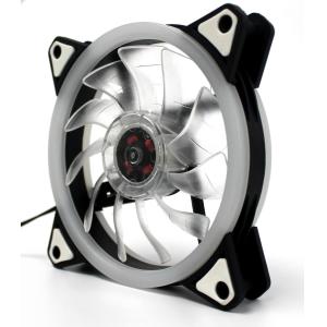 OEM Dual Ring RGB Case Fan 12cm with Programmable Rainbow LED Light