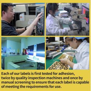 Customized Stainless Steel Label Plate with Self-Adhesive Back Glue and Customer