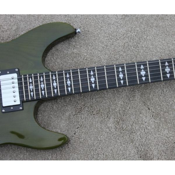 2017 LAVISH new style Grass green FMS custom Solid ELM electric guitar fingerboard ebony Free shipping Factory direct sa