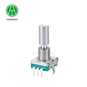 Cheap Single Button Knob Reset Switch 11mm Rotary Encoder For Volume Control Car Audio for sale