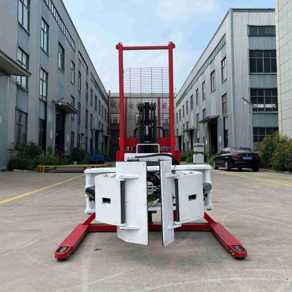 500kg 700kg 1000kg 90 Degree Semi Electric Roll Stacker With Fixed Leg For