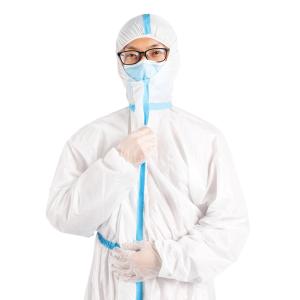 Tightly Knit Cuff Disposable Protective Gowns Efficient For Bacterial Filtration