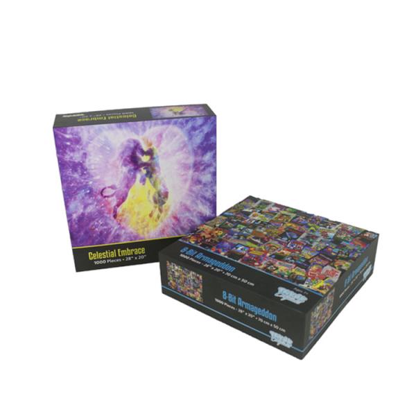 DIY 50-100pcs Carton Paper Jigsaw Puzzle Toy 1.8mm Thickness